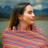 70'' 47'' Lucio Fabrics Unique Native Peruvian Throw - Vibrant Colors Lightweight Durable - Home,Yoga