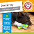 Arm & Hammer for Pets Nubbies Duality Bone Dental Dog Toy, Best Chew Toy for Moderate Chewers - Green Apple