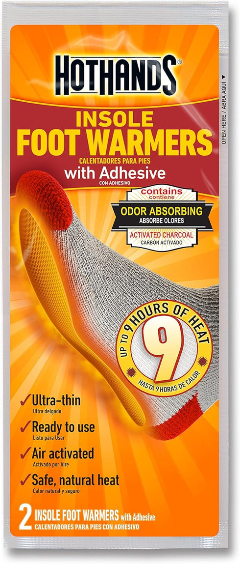 HotHands Toe, Hand, & Body Warmer Variety Pack - Long Lasting Safe Natural Odorless Air Activated Warmers