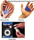 Hot Glove Baseball Sting Pad Pro Hand Protection, 3 Piece Bundle with Finger Wrap