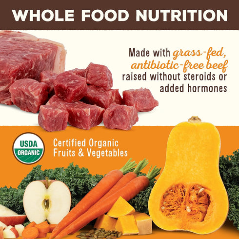 (7 oz) Primal Freeze Dried Dog Food, Pronto Mini Nuggets, Beef; Scoop & Serve, Complete & Balanced Meal; Also Use as
