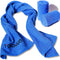 Unisex Sports Towels (Set of 2) Upgraded Version-Ultra-Soft Premium Quality100% Cotton Sweat-Absorbing