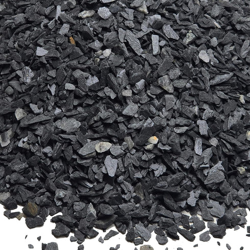 Natural Slate Stone - 1/8 to 1/4 inch Slate Gravel for Aquariums, Bonsai, and Miniature Gardens