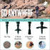 TrailBuddy Trekking Poles - Pair of 2 Lightweight Collapsible Hiking Poles for Backpacking Gear
