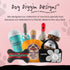 Dog Diggin Designs Nouveau Haute Coffee Station Collection, Unique Squeaky Plush Dog Toys