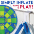 3 20 20 Franklin Sports Kids Dart Board - Inflatable Dart Ball Game with Tennis Ball Self-Stick Darts - X
