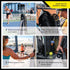 STICKIT Magnetic Sports Towel for Gym & Yoga, Quick-Dry Absorbent Microfiber with Deep Waffle Pockets, Powerful Magnet