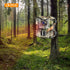 WOSPORTS Camera,24MP 1080P Mini Trail HD Game Camera Motion Activated with IR Night Vision Waterproof Video Deer Cam