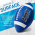 Franklin Sports Kids Junior Football - Grip-Rite 100 Youth Junior Size Rubber Footballs - Peewee Kids Durable Outdoor Rubber Footballs - Single Footballs + 6 Football Bulk Packs Available by Franklin Sports