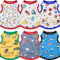 Geyoga Cute Printed Pet Shirts - 6 Pieces Cotton Breathable Puppy Sweatshirt Outfit for Dogs (S)