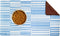 Dog Feeding Mat for Food and Water Bowls, Waterproof, Easy Clean, Large Dog & Cat Food Mat (28"x16.5", Blue Lagoon)