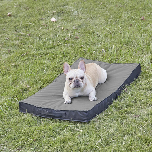 Outdoor Dog Beds for Large Dogs, Waterproof Portable Bed with Washable Cover, Foldable Cooling Orthopedic Bed, 35inch