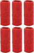 Unique Sports 6 Pack of 6-Inch Long Wrist Towel Wristbands