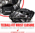 Franklin Sports RTP Kids Baseball + Tball Glove - Youth Mitt for Boys & Girls, Black/White, 9.5" Right Hand Throw