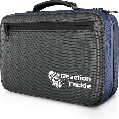 Reaction Tackle Deluxe Bait Binder - Salt Water Resistant with 4 Single & 2 Double Pocket Sleeves for Bait Storage