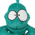 goDog Double Chew Guard Mesh Amphibianz Chameleon Squeaky Dog Toy - Teal, Large