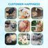BOSHEL Dematting Comb for Dogs - Undercoat Rake Brush for Pets, Dematting Tool for Cats and Dogs
