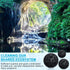 Cunno 200 Pcs Bio Balls Pond Filter Media, Black Aquarium Bio Media with Sponge for Fish Tank