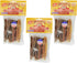 (3 Pack) Smoke House Beef Pizzle Treat for Dogs, 4-Inch, 18 Pizzle Sticks Total