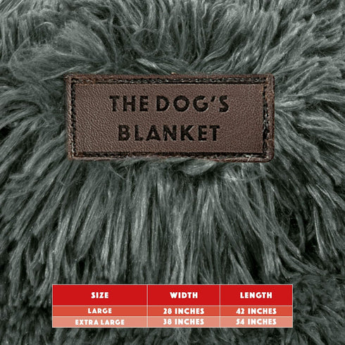 The Dog’s Blanket Sound Sleep Donut Blanket, XL, Calming Anti-Anxiety Snuggler Blanket, Steel Grey