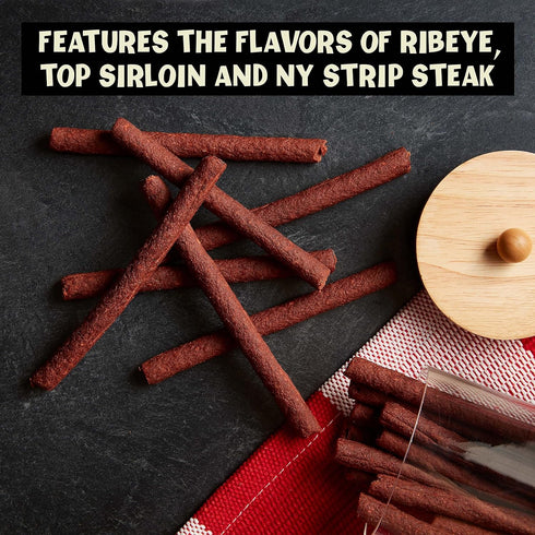 Pup-Peroni Dog Treats, Triple Steak Flavor, 22.5 Ounce, Ribeye, Top Sirloin, NY Strip