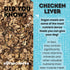 '-1LB Bag~300pcs hotspot pets Freeze Dried Chicken Liver Treats for Cats & Dogs Big -Made in USA- Single Ingredient All
