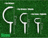 SANDIAN Plastic Golf Tees, Semicircular Design for Better Accuracy, Unbreakable, Anti-Hook, Anti-Slice