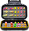 Outdoor Planet 24/36/50/66 Premium Hand Tied Fly Fishing Flies Assortment | Waterproof Fly Boxes