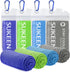 Sukeen 4 Pack Cooling Towel (40"x12"), Soft Breathable Ice Towel, Microfiber for Yoga, Sport, Running, Gym, Camping