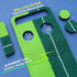 Set, 1x8 SENSECLUB Indoor Putting Green Game, Foldable Putting Mat Golf Game Golf Gifts for Men - Ft