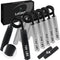 Logest Metal Hand Grip Set - 100LB-350LB 6 Pack Heavy-Duty Grip Strengthener with Gift Box
