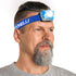 Foxelli LED Headlamp Flashlight for Adults & Kids, Lightweight & Waterproof, Comfortable Headband, 3 AAA Batteries