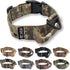 Heavy Duty Dog Tactical Collar with Handle, 1.5in Width Training Military Army TAG Hole for Medium Large M, L, XL, XXL,