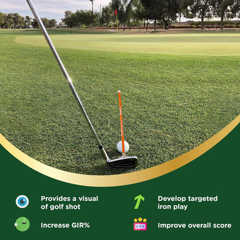 Golf Alignment Rods: Magnetic Club Alignment Stick, Golf Training Aid to Demonstrate Correct Swing Aim and Visualize