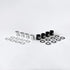 Fireball Dragon Precision Aluminum Spacers and Speed Rings Set for Skateboards and Longboards - 4X Spacers, 8X Washers