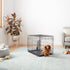 Amazon Basics Durable Foldable Metal Wire Dog Crate with Tray, Single Door, Easy Assembly, 30 x 19 x 21 Inches