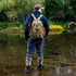 Piscifun Fishing Tackle Backpack with Rod & Gear Holder, Lightweight Water-Resistant Storage Bag