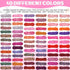 80 550, 10ft Riakrum Pcs Paracord Each Multifunction Paracord Ropes Combo Crafting Kits with Drawstring Bag for Making