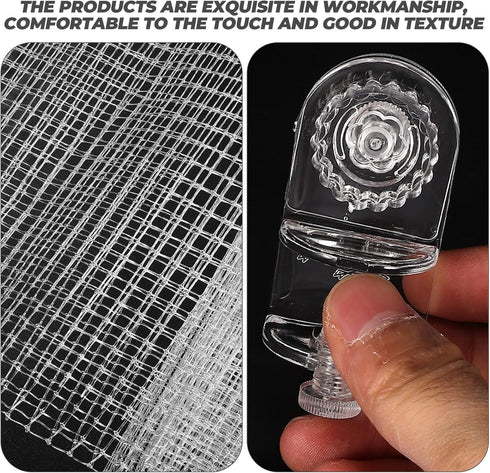 Mesh Net Anti-Jump Net for Fish Tank, Convenient Escape Proof Mesh Netting Cover