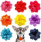 PET SHOW Small Dog Collar Charms, Bowties for Cats, Rabbits, Slide on Puppies, Medium Dog Collars, Flower Bows