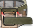 4524 Pawer Pet Playpen Personalize Embroidery Piece, Olive Color