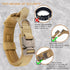 KCUCOP Tactical Dog Collar with Handle - Adjustable Military Dog Collar with Metal Buckle and Patches for Medium and