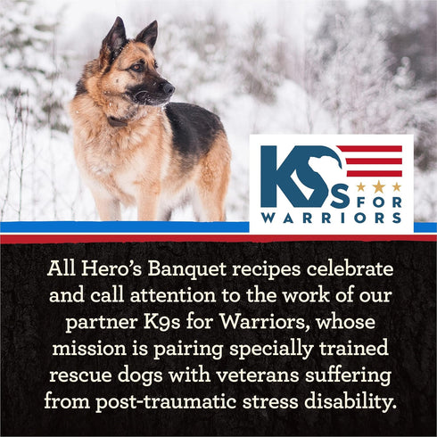 Backcountry (Pack 12) 12.7 oz. Merrick Grain Free Premium Canned Wet Dog Food, Soft And Healthy Heros Banquet Stew