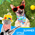 40 Sadnyy Pcs Spring Flower Dog Bandanas Bulk for Dogs Floral Bee Triangle Reversible Dog Bibs Adjustable Puppy
