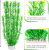 MyLifeUNIT 21 Inches Tall Plastic Aquarium Plants for Fish Tank Decorations and Aquarium Decor (Green)