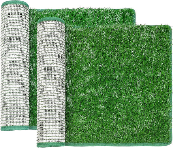 LOOBANI Dog Grass Pee Pads, 18.1*28.1 inch, Artificial Grass for Indoor/Outdoor Potty Tray