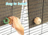 Cat Scratching Post SCRC-40X30, Wall Mounted Scratcher for Cage, Cardboard Cat Scratcher