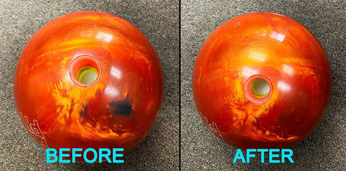 Lane Ghost 2 Pack Bowling Ball Cleaner Spray Kit - - USBC Approved - Oil, Scuff, and Belt Mark Cleaner - Restores Tack