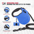 Tuff Pupper Heavy Duty Retractable Dog Leash, 16 ft with Reflective Stitching for Nighttime Safety
