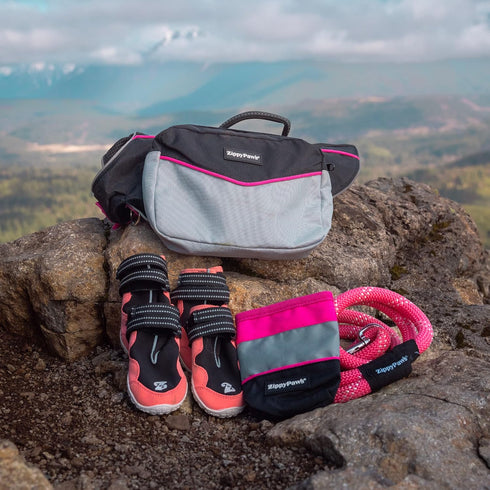 ZippyPaws Adventure Dog Backpack - Pink, M